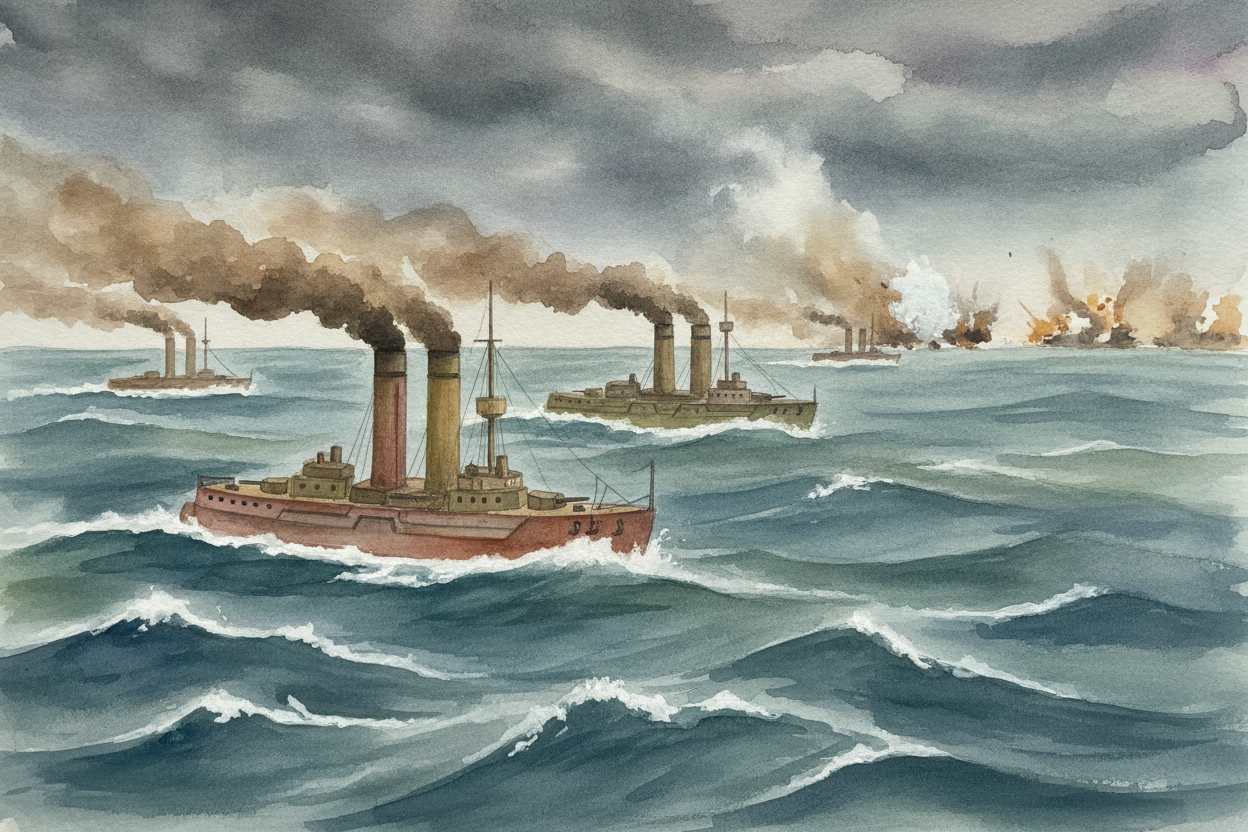 The fighting spread to the seas, too. Navies chased each other across the Atlantic, the Mediterranean, and the Indian Oc